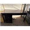 Image 1 : Wooden Desk With Single Drawer And Side File Cabinet In Kona Grove Finish