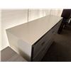 Image 5 : White Mirrored eight Drawer Dresser with Metal Handles