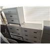 Image 1 : White Dresser and Matching Night Stand shaker style laquer white