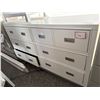 Image 3 : White Dresser and Matching Night Stand shaker style laquer white