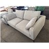Image 1 : Primo Mirabella Three Piece Living Room Suite with Sofa , Love & Chair , Gray Upholstery