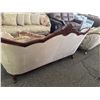 Image 6 : Wooden-Framed Sofa with Button Tufting and Decorative Cushion Set