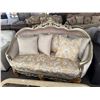 Image 2 : Diana Sofa and matching Loveseat set with Ornamental Detailing includes all decor pillows
