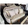 Image 7 : Diana Sofa and matching Loveseat set with Ornamental Detailing includes all decor pillows