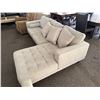 Image 4 : Modern Sectional Sofa with Tufted Cushion Design and Chaise Lounge