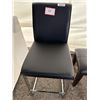 Image 1 : Black Upholstered Metal Frame Bar Stool with High Back