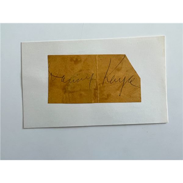 The Secret Life of Walter Mitty Danny Kaye signature cut