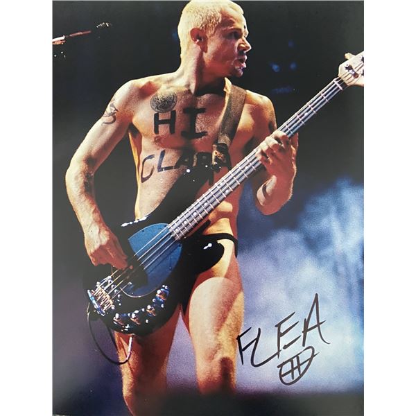 Red Hot Chili Peppers Flea signed photo