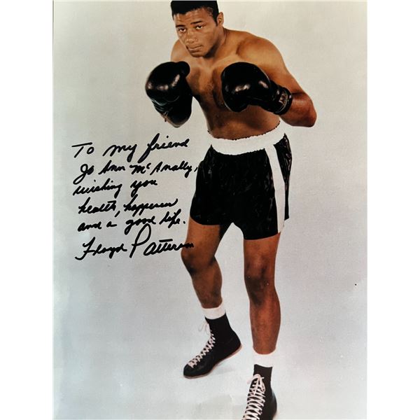 Floyd Patterson signed photo