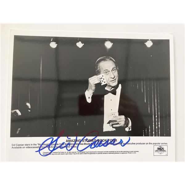 Amazing Stories Book Four  Sid Caesar Mr. Magic signed photo