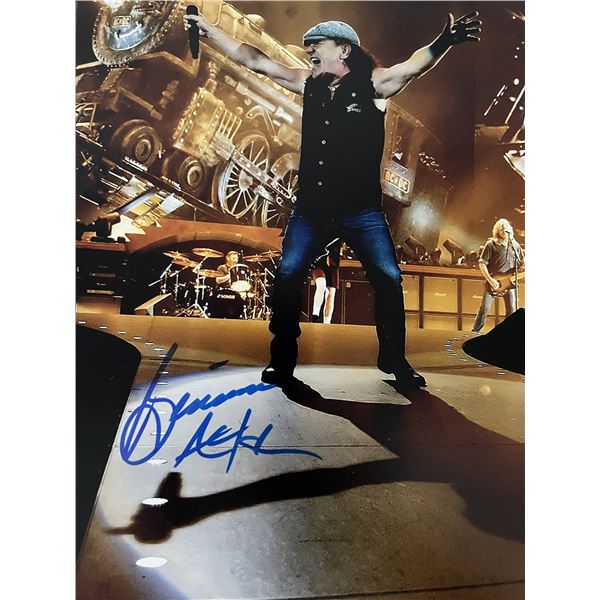 AC/DC Brian Johnson signed photo