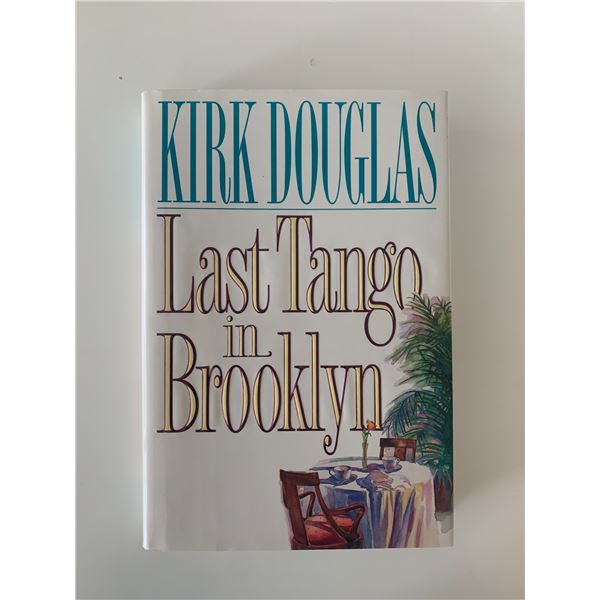 Kirk Douglas Last Tango in Brooklyn signed book