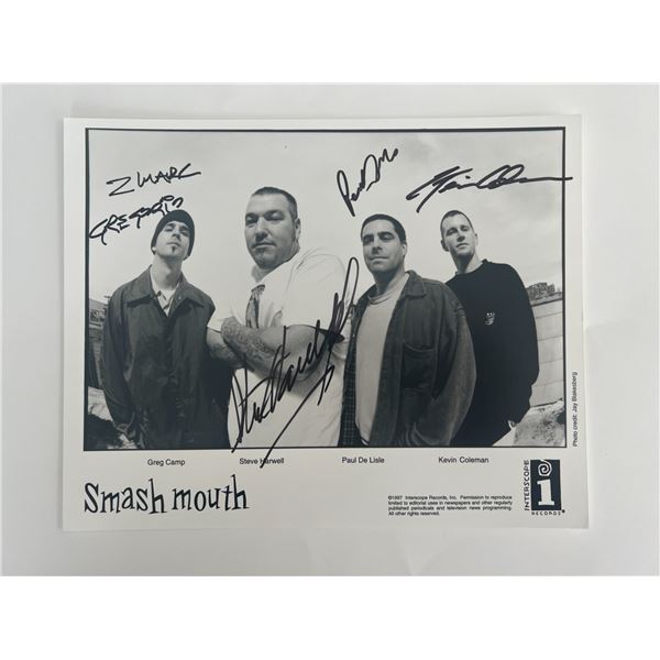 Smash Mouth signed photo