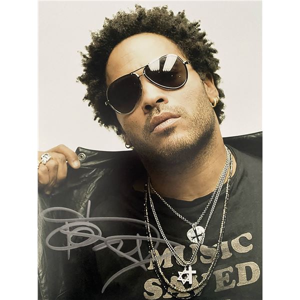 Lenny Kravitz signed photo