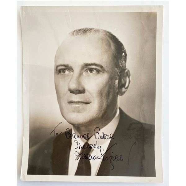 Confessions of a Nazi Spy Frederic Tozere signed photo