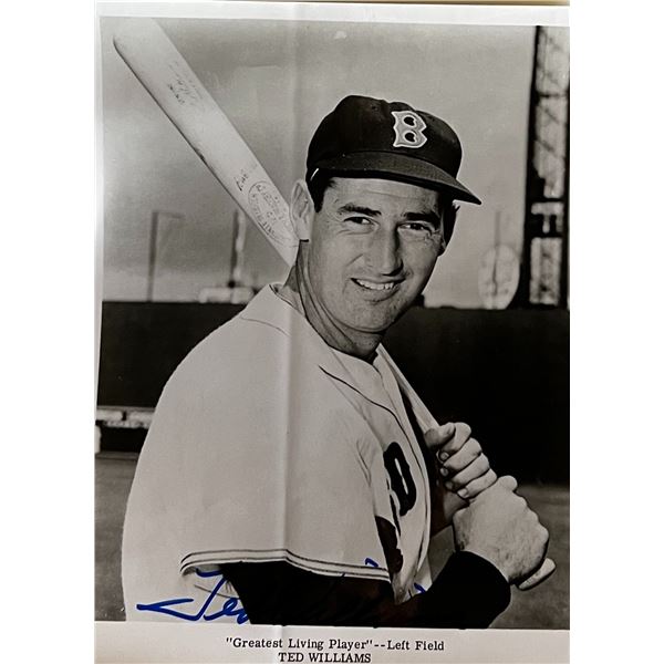 Ted Williams signed photo