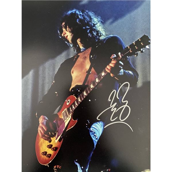 Led Zeppelin Jimmy Page signed photo