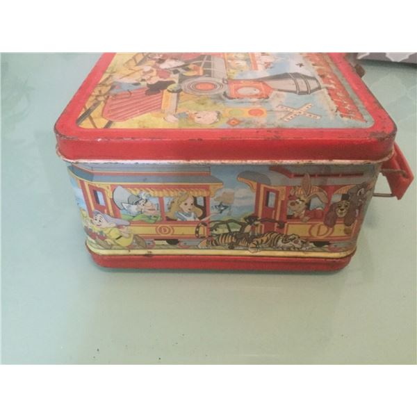 1970s Walt Disney Express vintage lunchbox