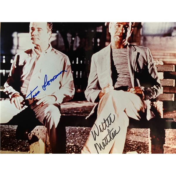The Odd Couple Jack Lemmon and Walter Matthau signed movie photo