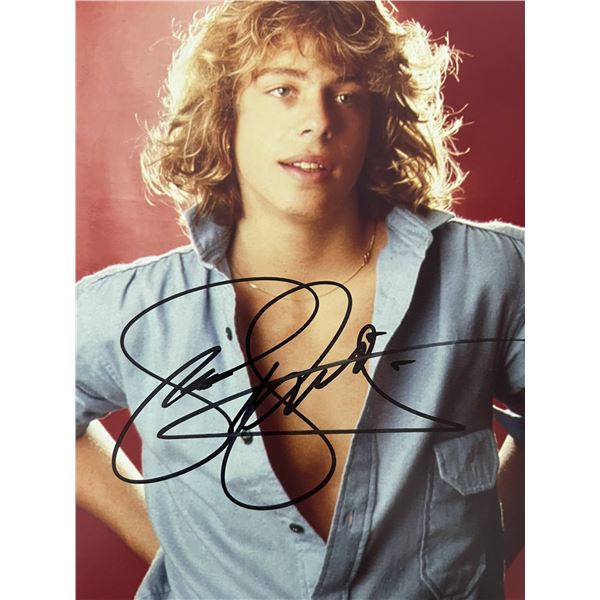 1980s pop star Leif Garrett signed photo