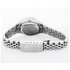 Image 7 : Rolex Ladies Quickset Stainless Steel Blue Roman Dial Diamond Lugs Wristwatch 26