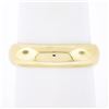 Unisex Classy 14K Yellow Gold 5mm Plain Domed Polished Stack Wedding Band Ring