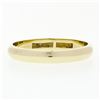 Image 4 : Classic Vintage Scheel 14k Gold 3.5mm Domed Plain Polished Wedding Band Ring