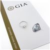 Image 1 : NEW Platinum GIA 1.06 ctw Pear Sideways Bezel Diamond Solitaire Engagement Ring
