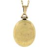 Image 6 : Antique Victorian 14k Gold Diamond & Pearl Locket Pendant & 17" Fancy Link Chain