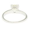 Image 7 : Vintage 14k White Gold 0.83 ctw I VVS2 Round Brilliant Cut Diamond Solitaire Rin