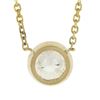 Image 5 : New 14K Gold.67 ctw Round Brilliant Diamond Solitaire Pendant w/ Adjustable Chai
