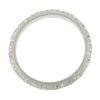 Image 5 : Antique Platinum 2.6mm Detailed Textured Work Eternity Stackable Band Ring