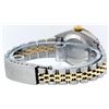 Image 5 : Rolex Ladies Quickset 18K Yellow Gold And Steel Green Vignette Diamond And Emera
