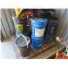Image 2 : Hydraulic Fluid, Funnels & More. 25-50% Full.