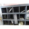 Image 4 : Metal 72 Pigeon Hole Cabinet 34'' x 12'' x 42'' H with 