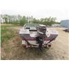 Image 8 : Cadorette 14ft FG Boat (As Is) with Mercury 80HP 
