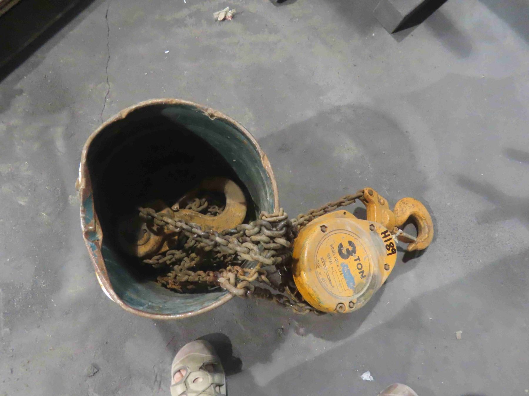 Chain Fall 3 Ton - McSherry Auction Service Ltd.