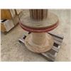 Image 2 : 2 Wood Cable Reels Repurposed to Tables 