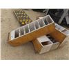 Image 1 : 5 Wood Bin Organizers 13'' x 12'' x 48'' H 