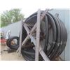 Image 2 : 4'' Hose with Wooden Reel, Unknown Length. 