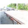 Image 11 : 2003 Sokal Bumperhitch 25ft Flatdeck Trailer with (2)x 7000lbs Axles. Stake Pockets, Tie Down Strapp