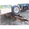 Image 3 : 2003 Sokal Bumperhitch 25ft Flatdeck Trailer with (2)x 7000lbs Axles. Stake Pockets, Tie Down Strapp
