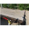 Image 8 : 2003 Sokal Bumperhitch 25ft Flatdeck Trailer with (2)x 7000lbs Axles. Stake Pockets, Tie Down Strapp
