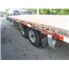Image 9 : 2003 Sokal Bumperhitch 25ft Flatdeck Trailer with (2)x 7000lbs Axles. Stake Pockets, Tie Down Strapp