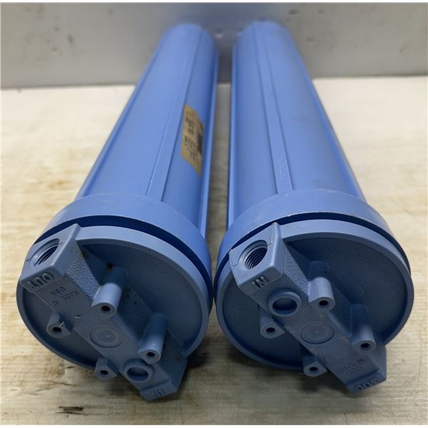 Lot of (2) Misc. Polypropylene Filters No Tags