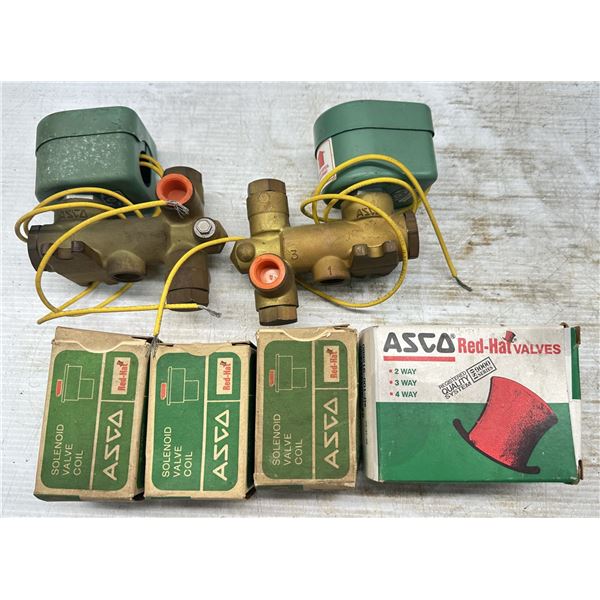 Lot of (6) Misc. Asco Valves