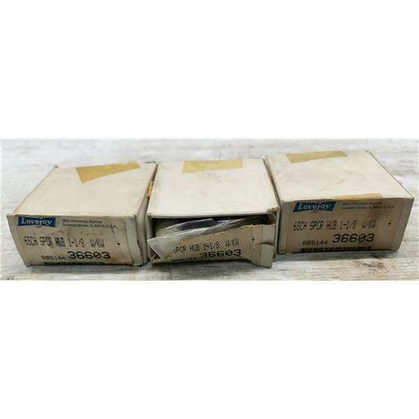 (3) Lovejoy #6SCH Spacer Hubs