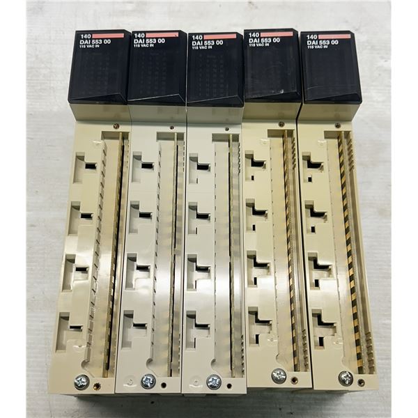 (5) Schneider Automation #140 DAI 553 00 TSX Quantum Relays