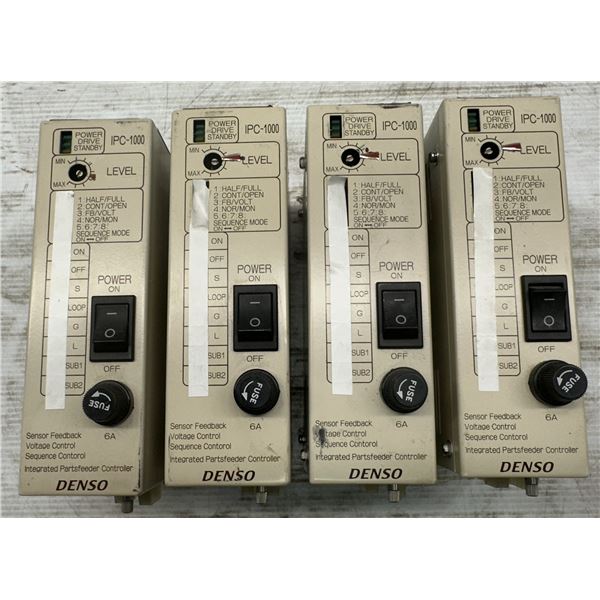 (4) Denso #IPC-1000 Line Feeder Controllers