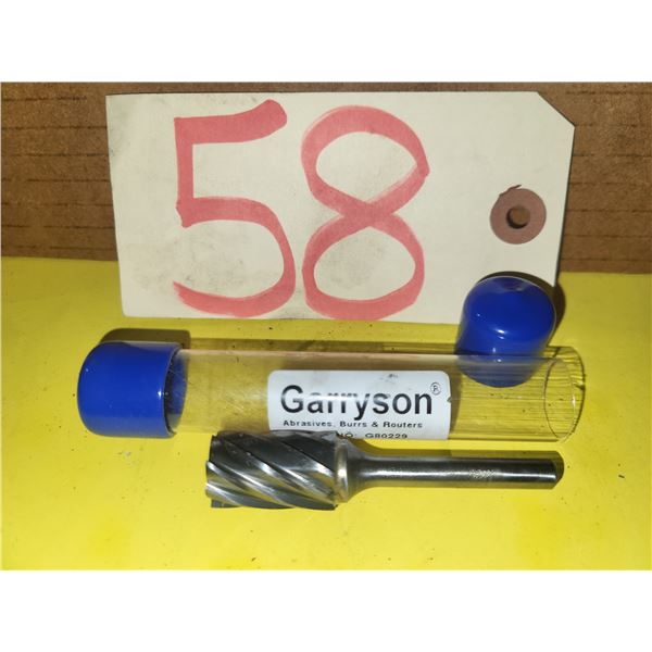 GARRYSON Carbide Burr shank 1/4" for mild steel